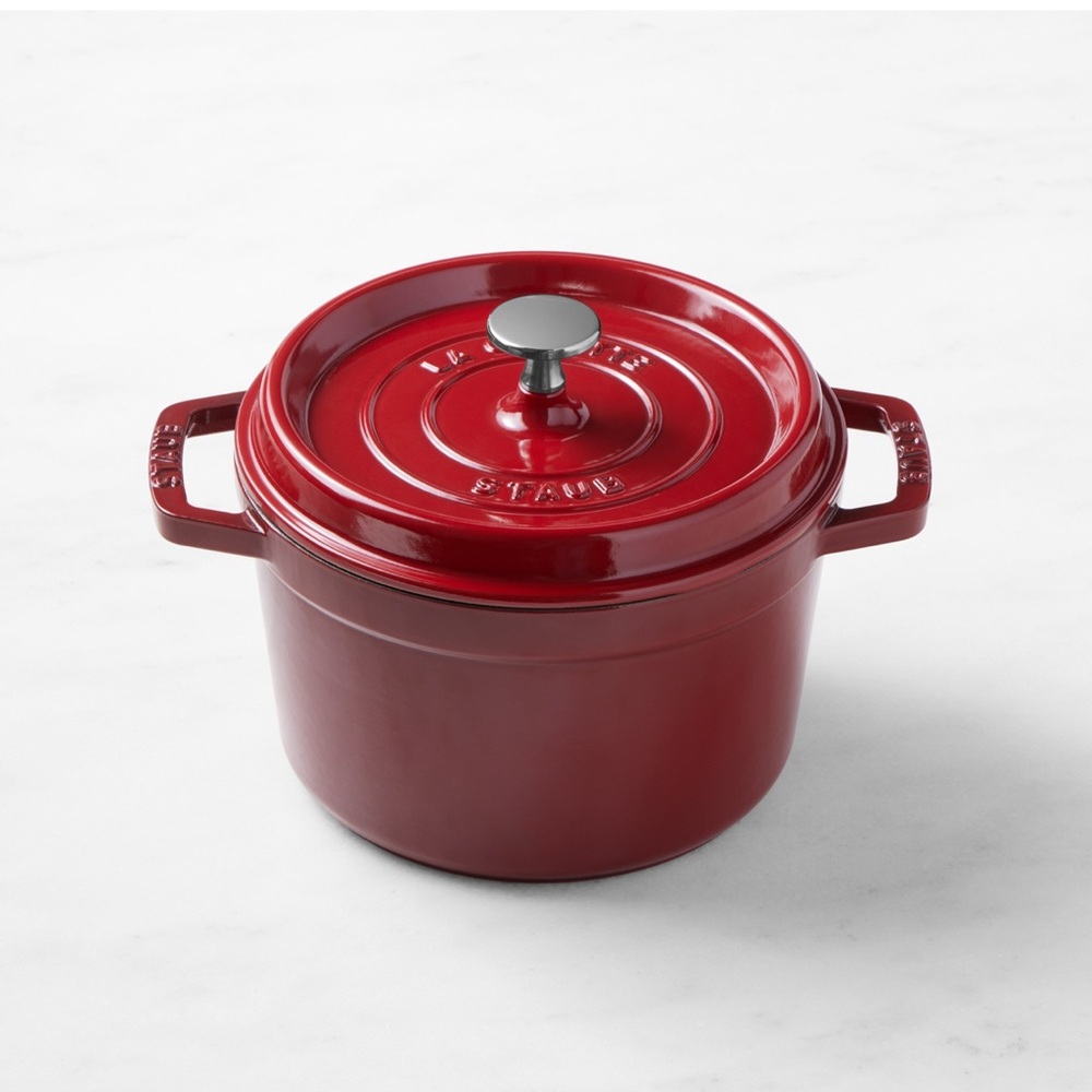 Staub Red Cast Iron Cocotte